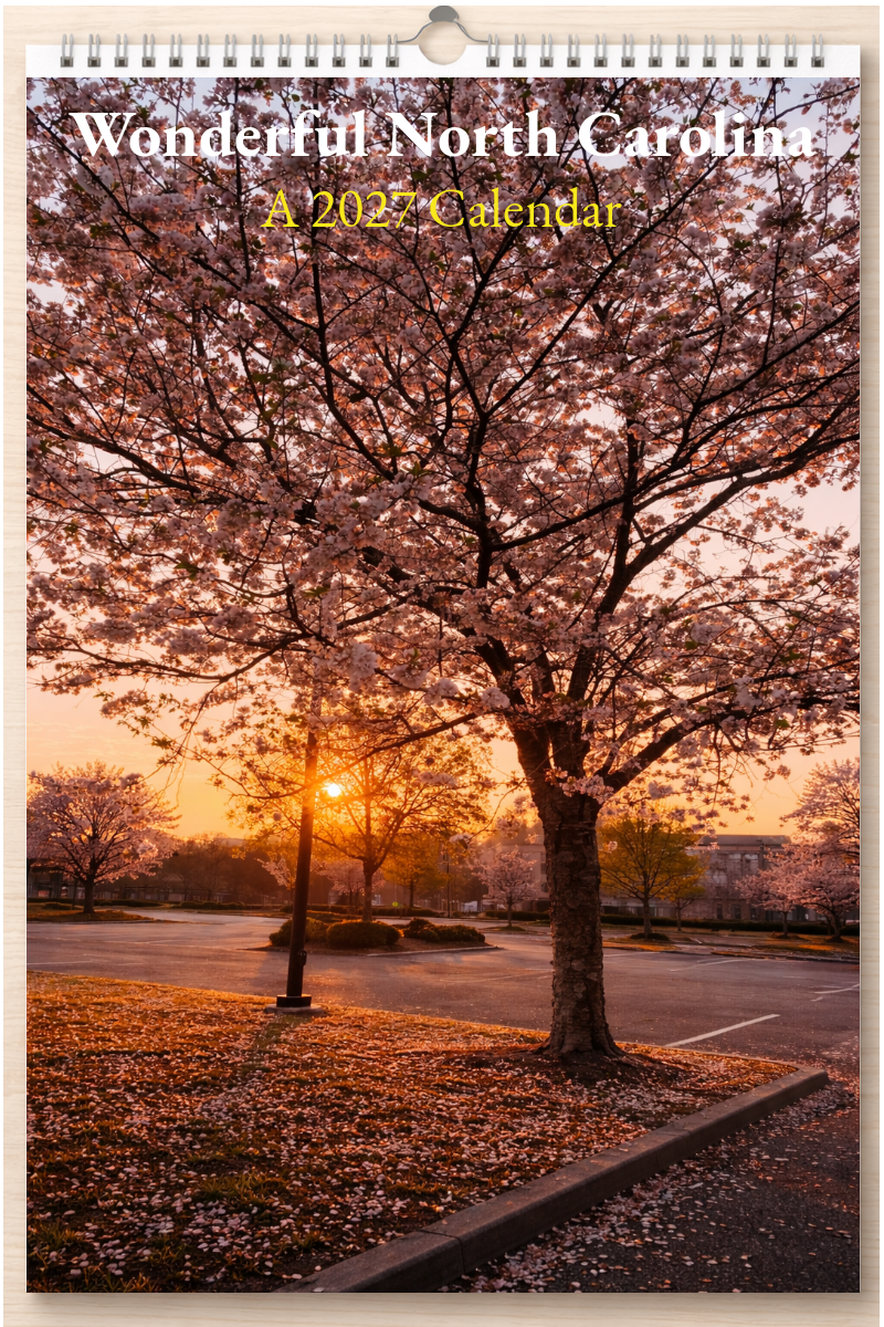 Wonderful North Carolina: A 2027 Calendar