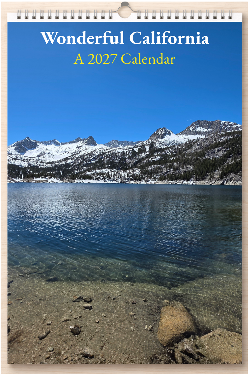 Wonderful California: A 2027 Calendar