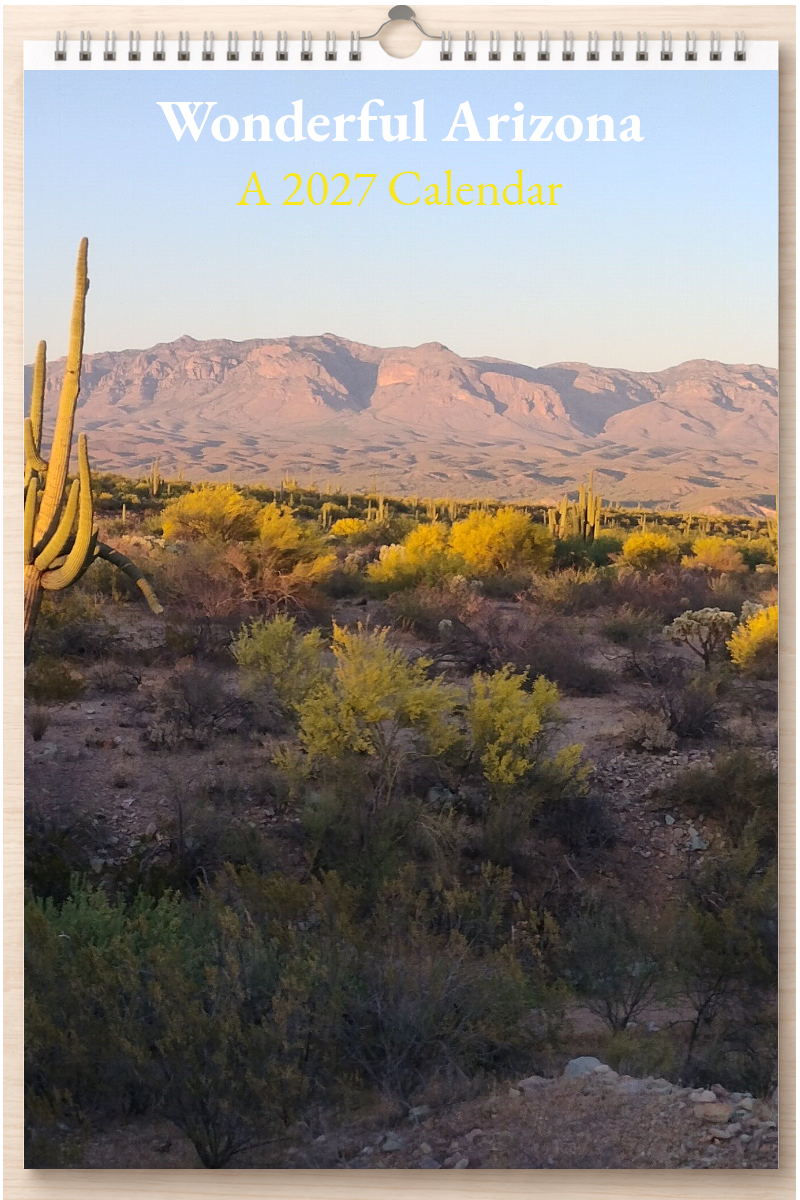 Wonderful Arizona: A 2027 Calendar