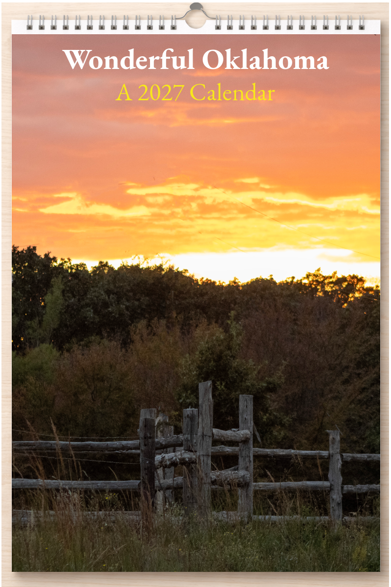 Wonderful Oklahoma: A 2027 Calendar