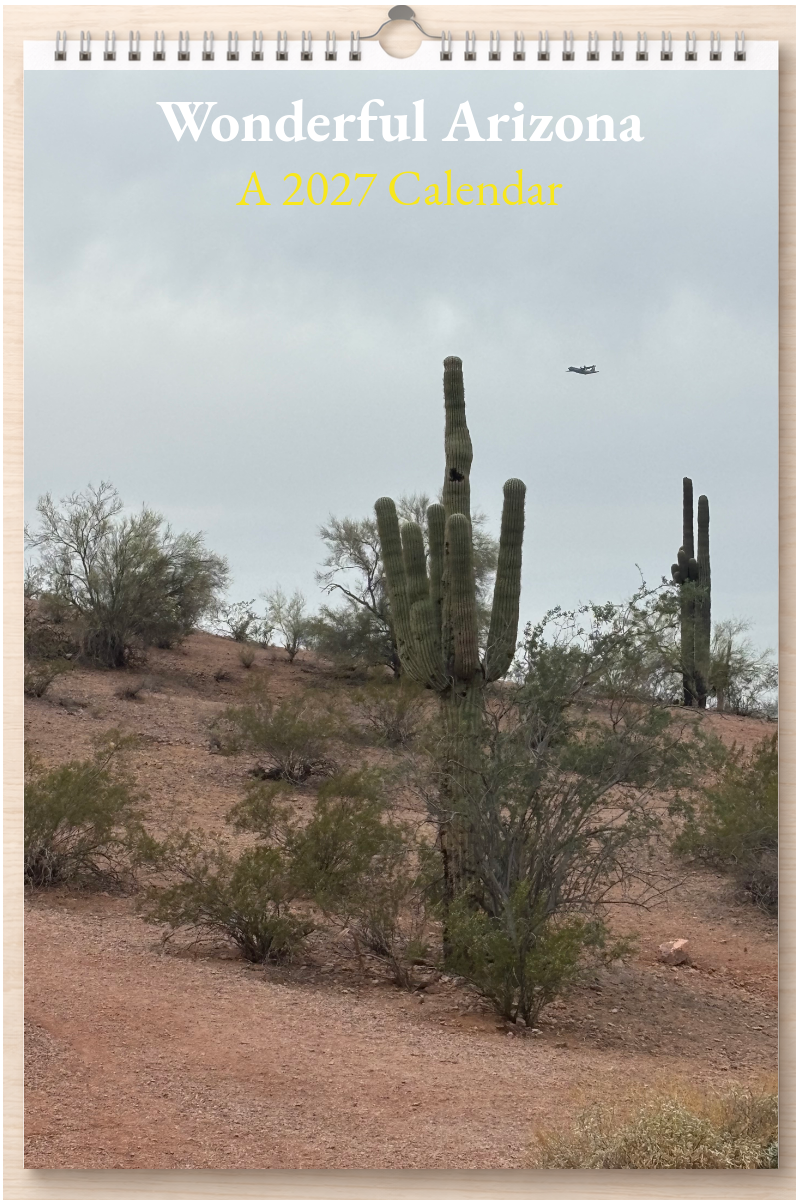 Wonderful Arizona: A 2027 Calendar
