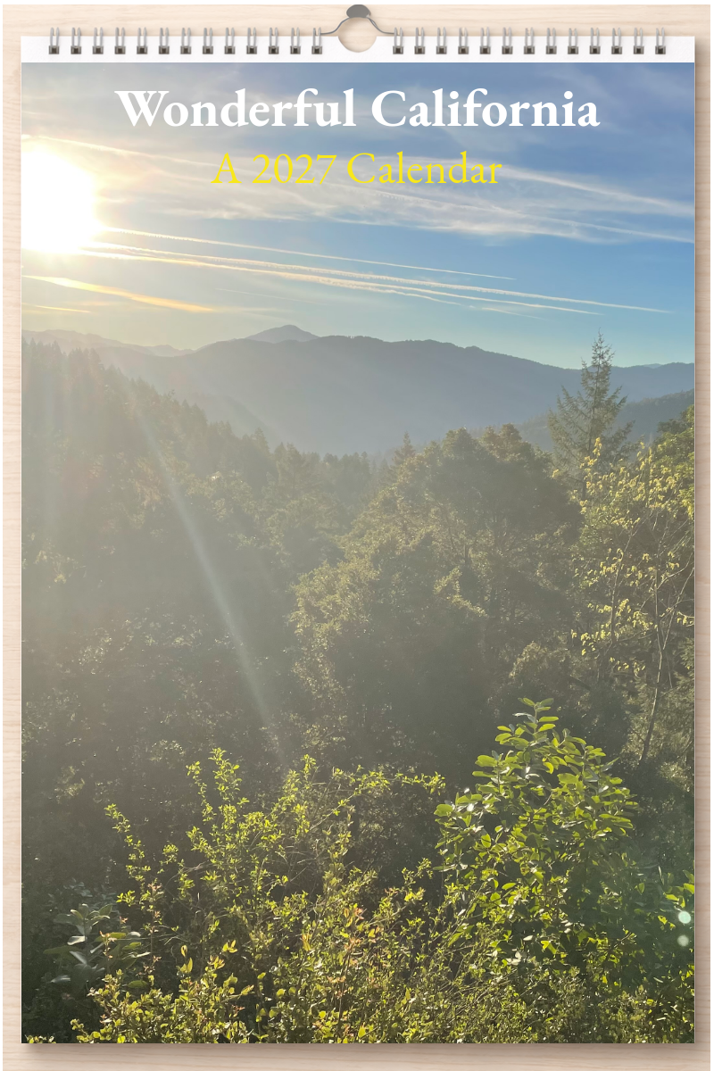 Wonderful California: A 2027 Calendar