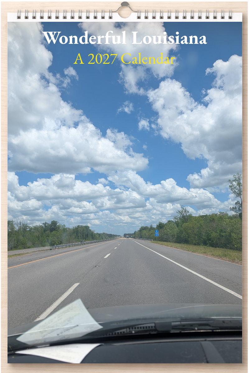 Wonderful Louisiana: A 2027 Calendar