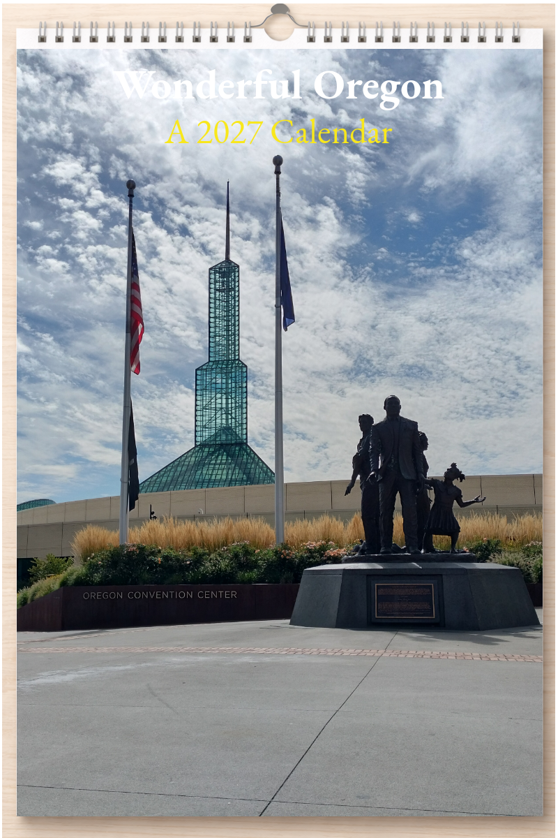 Wonderful Oregon: A 2027 Calendar