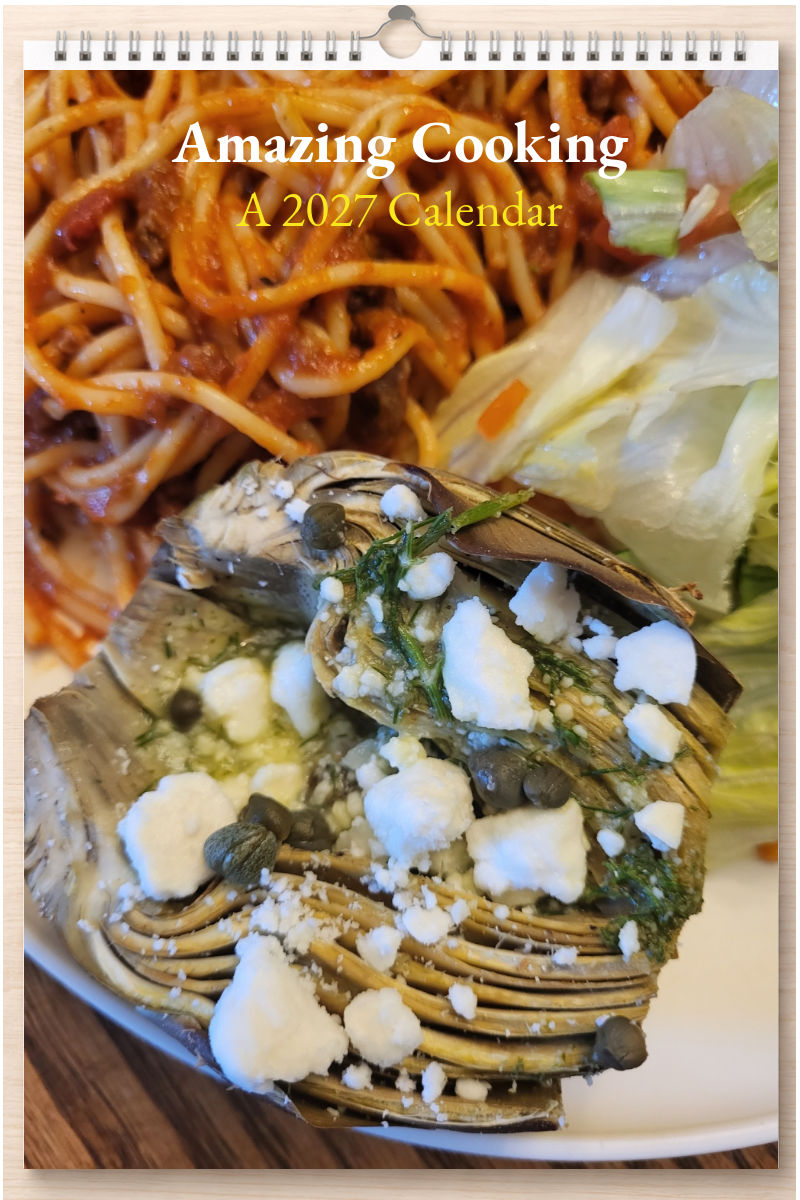 Amazing Cooking: A 2027 Calendar