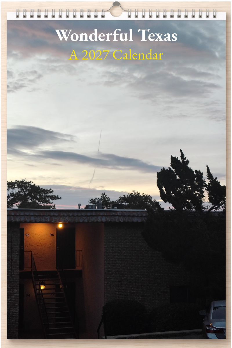 Wonderful Texas: A 2027 Calendar