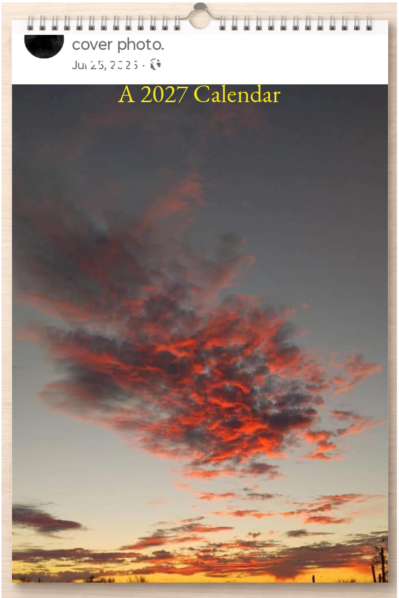 Wonderful Arizona: A 2027 Calendar