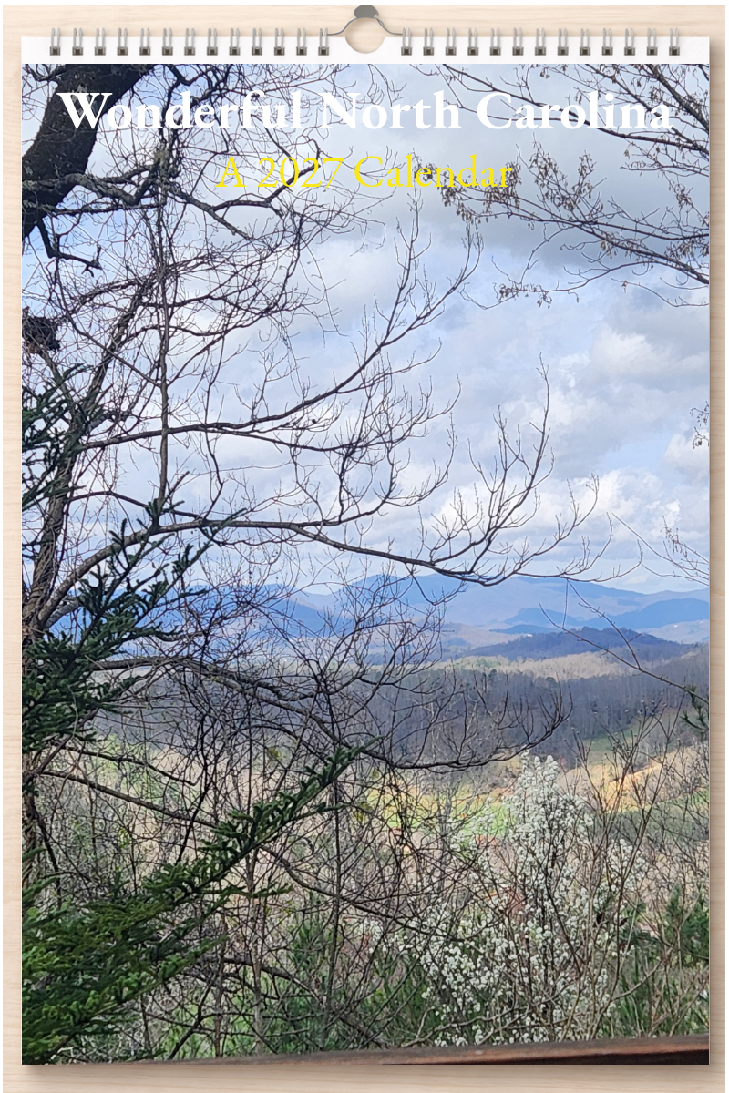 Wonderful North Carolina: A 2027 Calendar