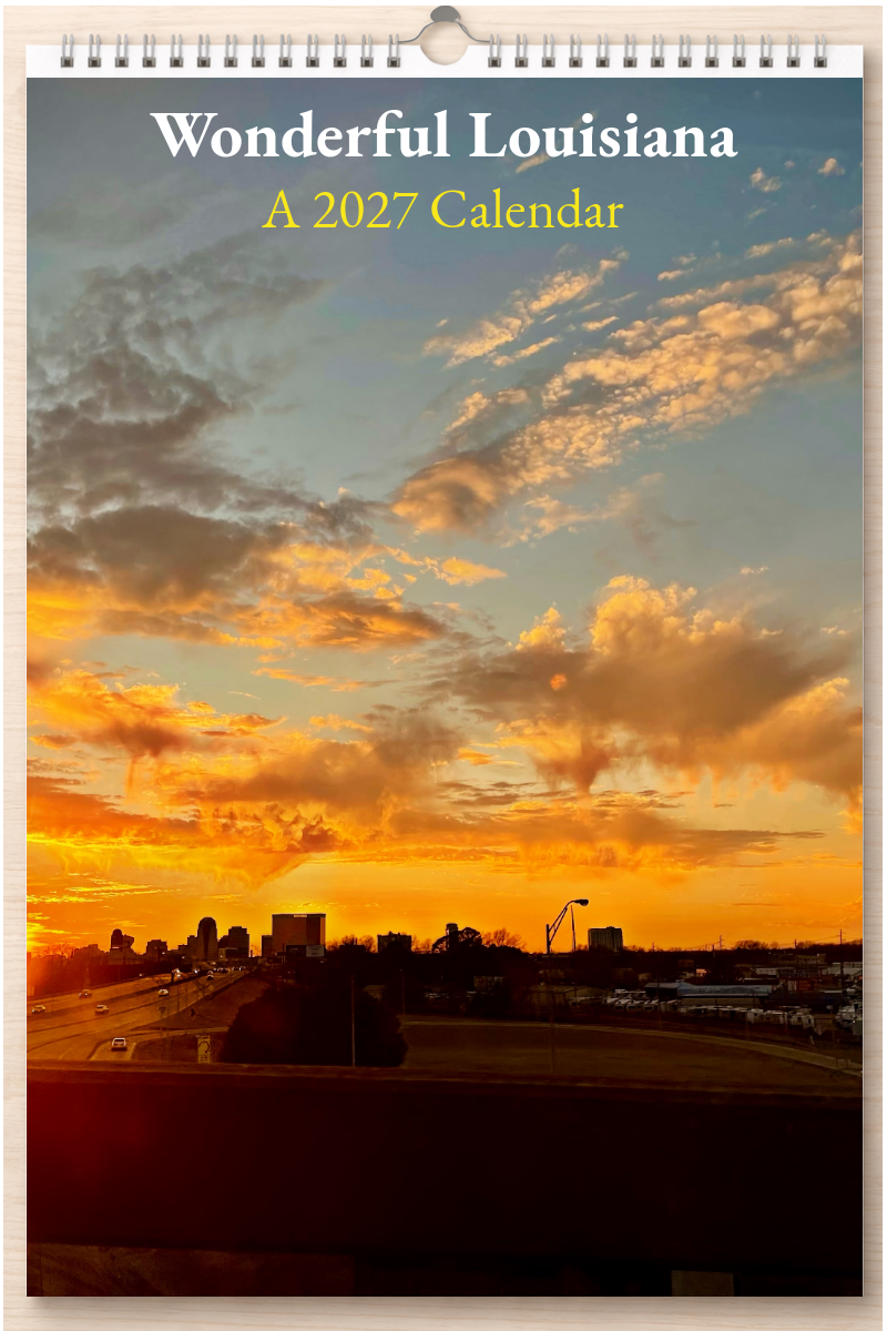 Wonderful Louisiana: A 2027 Calendar