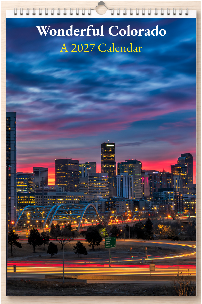 Wonderful Colorado: A 2027 Calendar