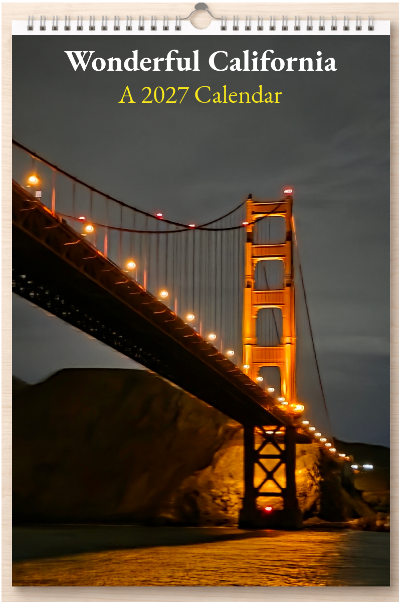Wonderful California: A 2027 Calendar
