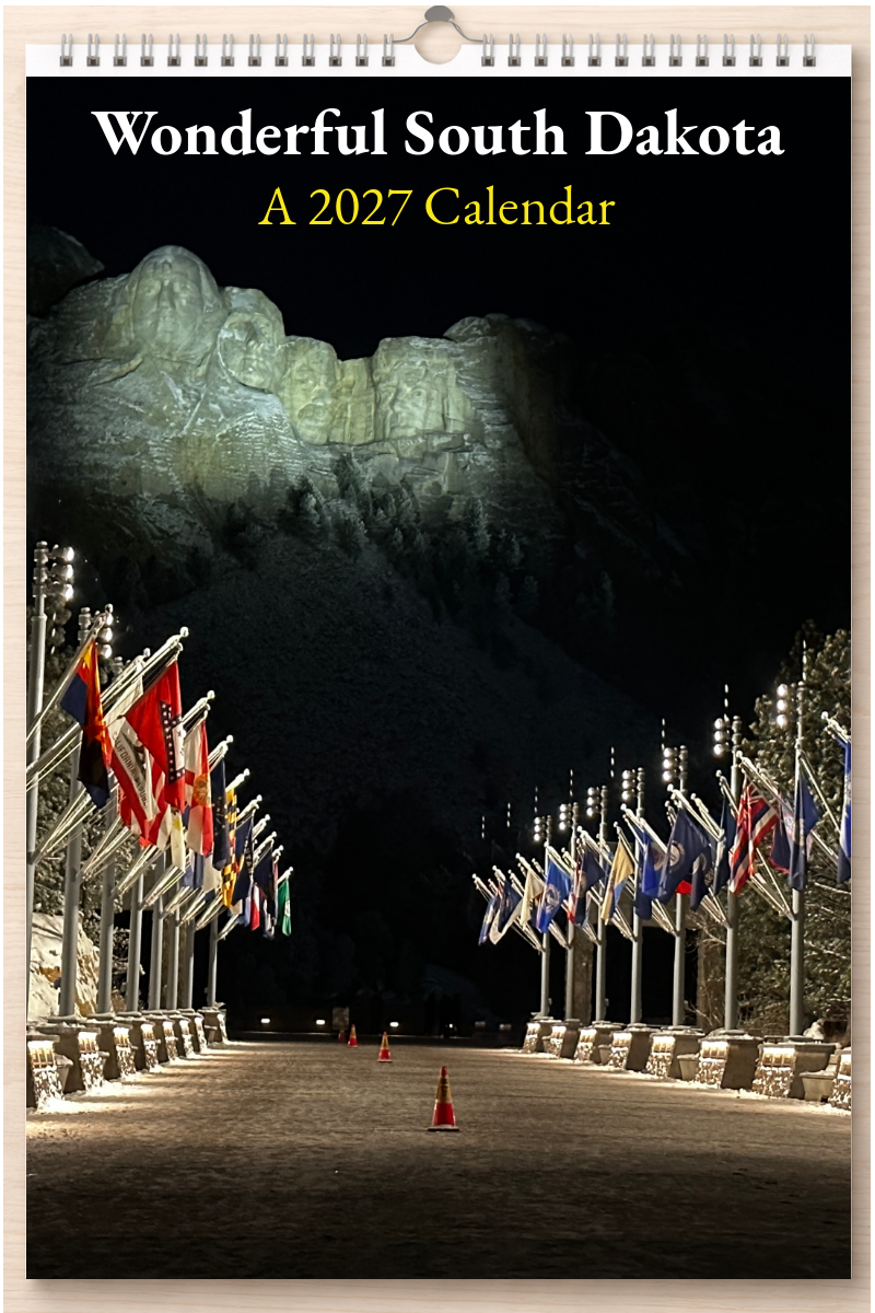 Wonderful South Dakota: A 2027 Calendar