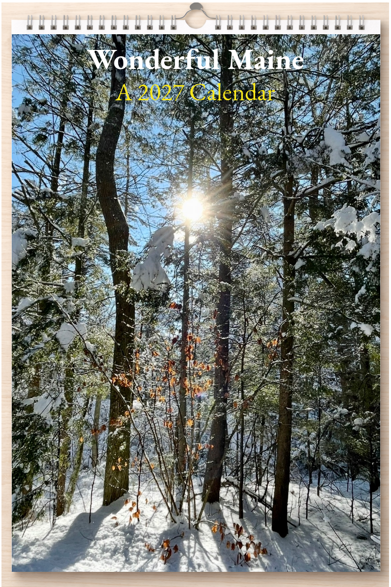 Wonderful Maine: A 2027 Calendar