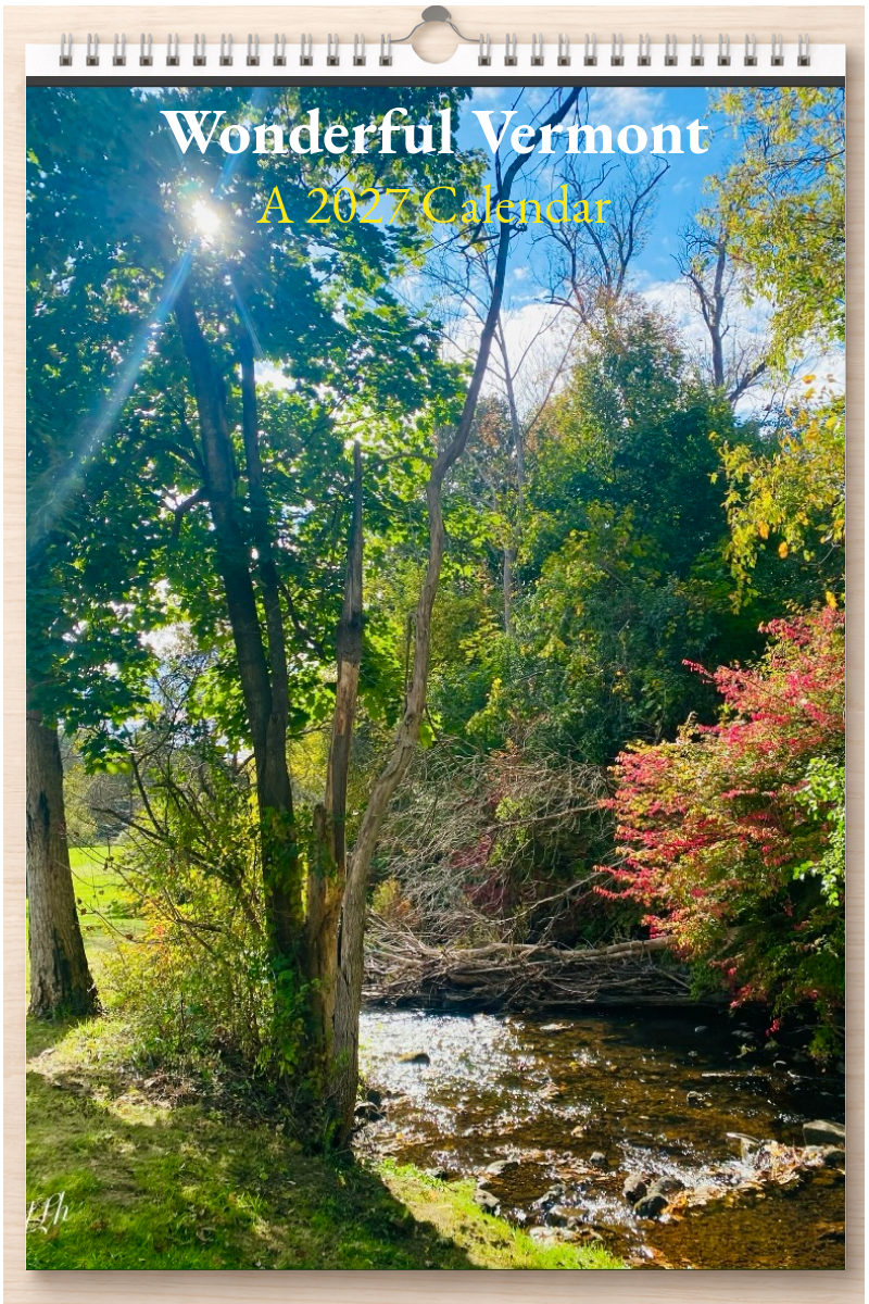 Wonderful Vermont: A 2027 Calendar