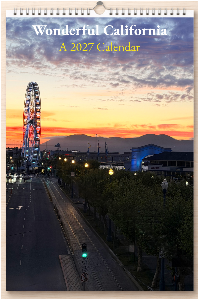 Wonderful California: A 2027 Calendar