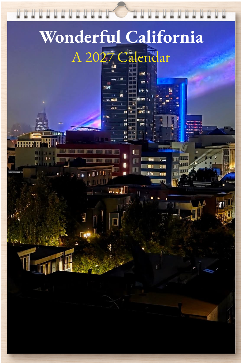 Wonderful California: A 2027 Calendar
