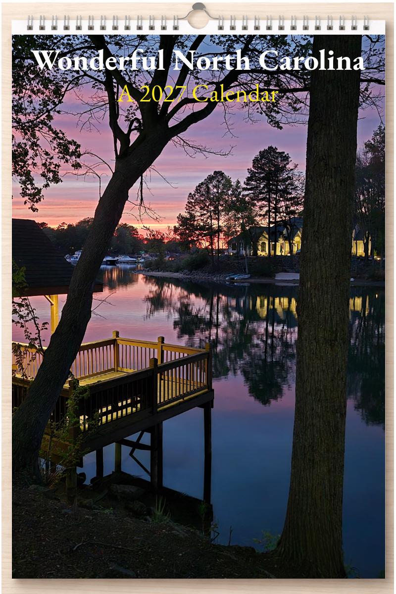 Wonderful North Carolina: A 2027 Calendar