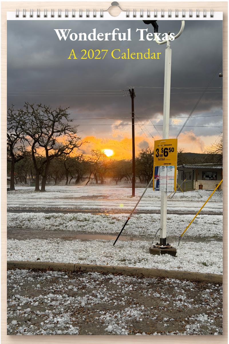 Wonderful Texas: A 2027 Calendar