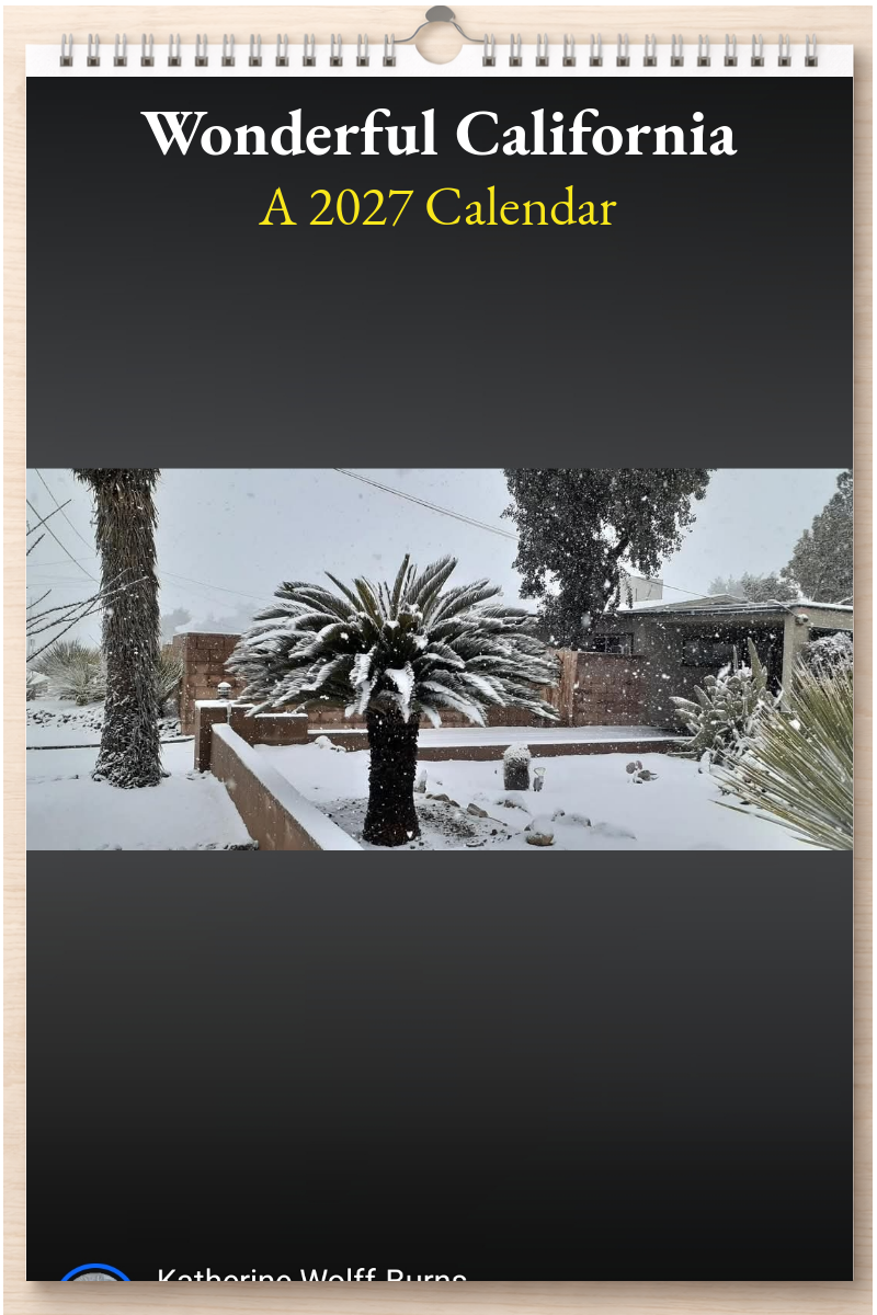 Wonderful California: A 2027 Calendar