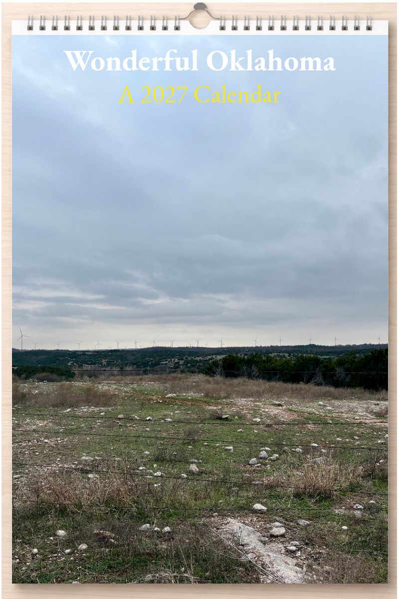 Wonderful Oklahoma: A 2027 Calendar
