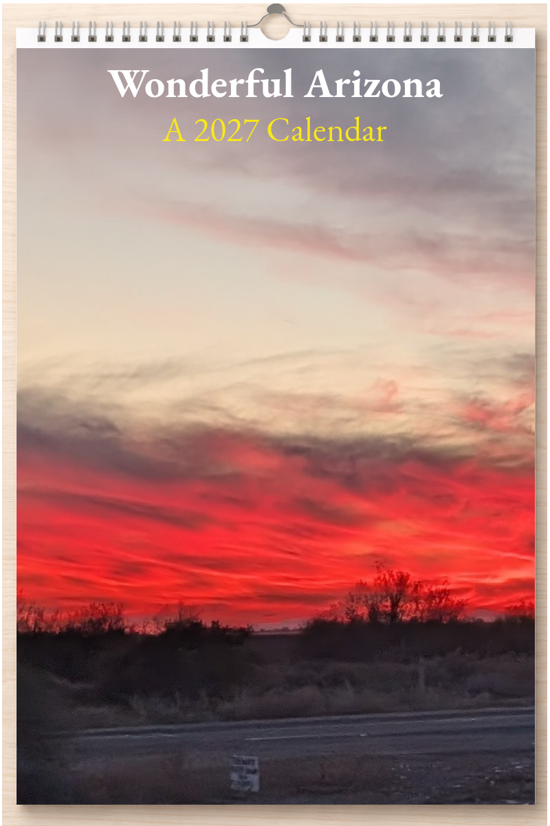 Wonderful Arizona: A 2027 Calendar