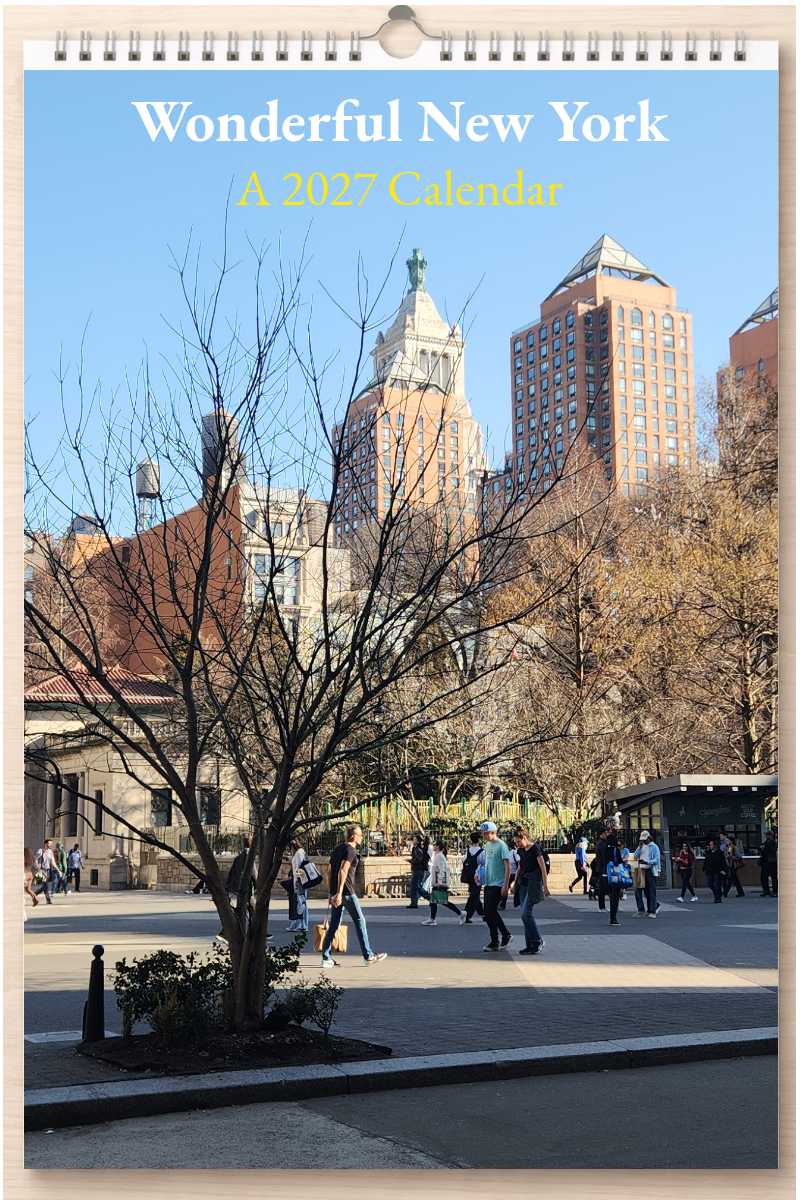 Wonderful New York: A 2027 Calendar