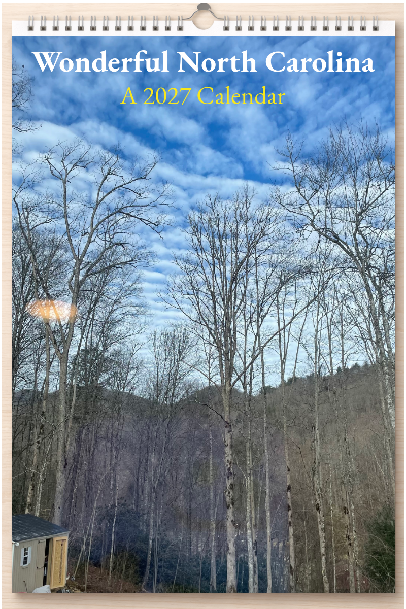 Wonderful North Carolina: A 2027 Calendar