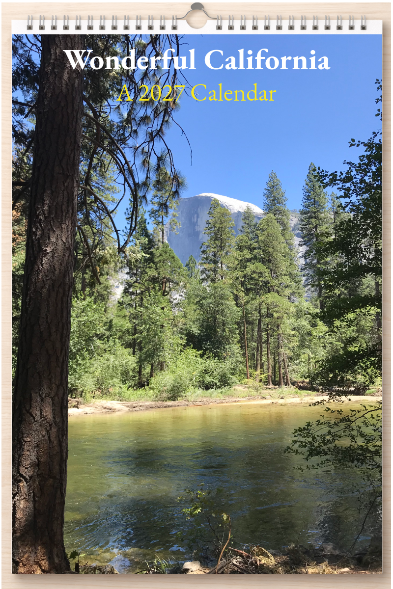 Wonderful California: A 2027 Calendar