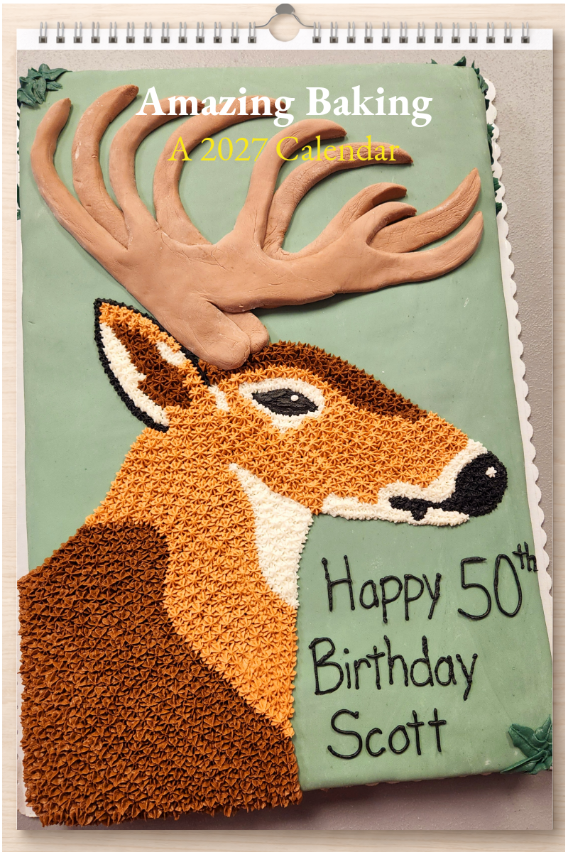 Amazing Baking: A 2027 Calendar