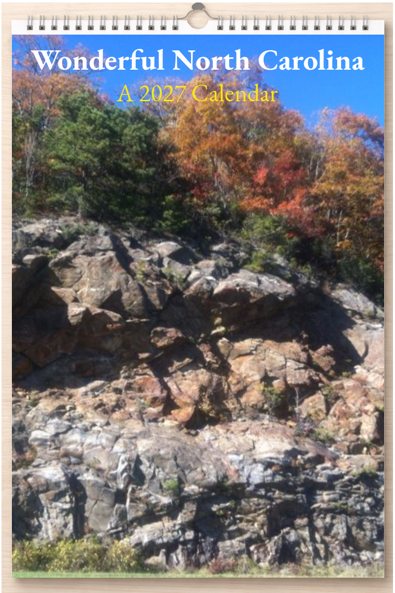 Wonderful North Carolina: A 2027 Calendar