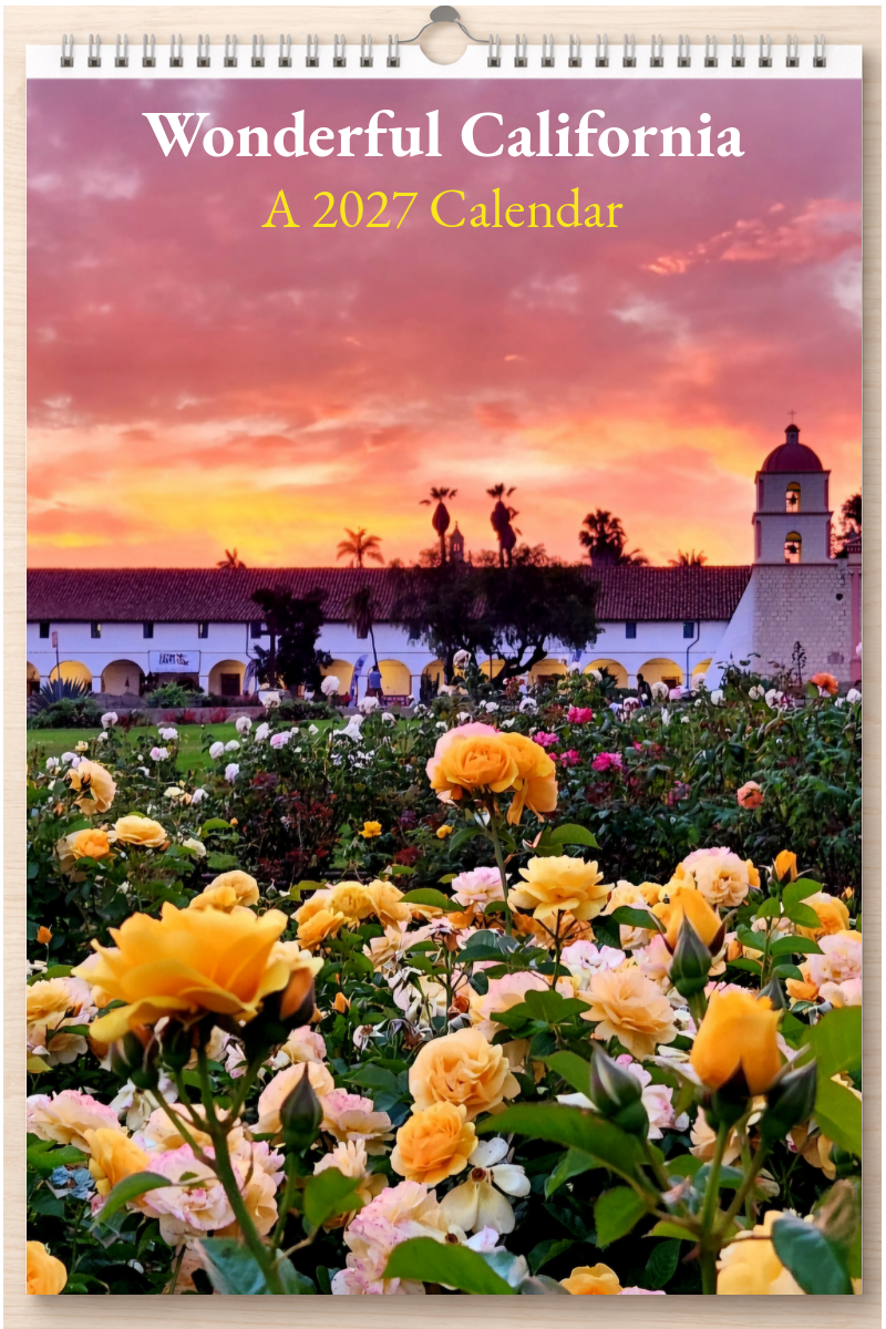 Wonderful California: A 2027 Calendar