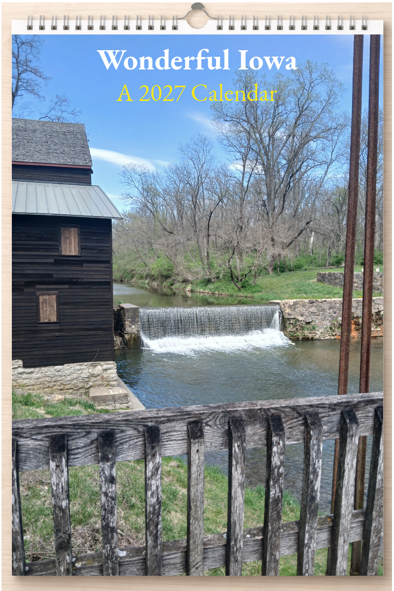 Wonderful Iowa: A 2027 Calendar