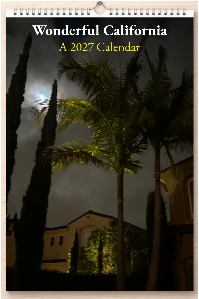 Wonderful California: A 2027 Calendar