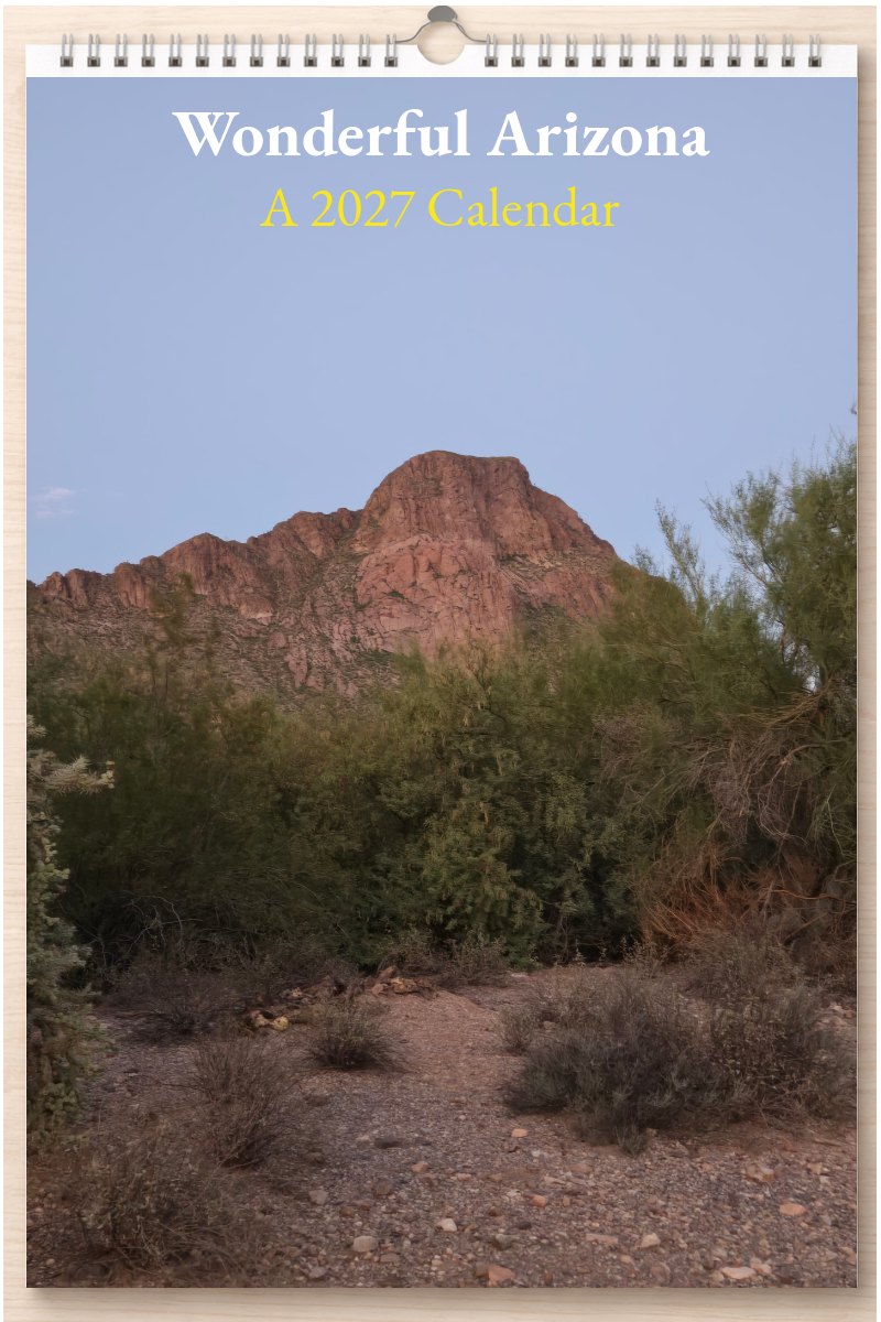 Wonderful Arizona: A 2027 Calendar