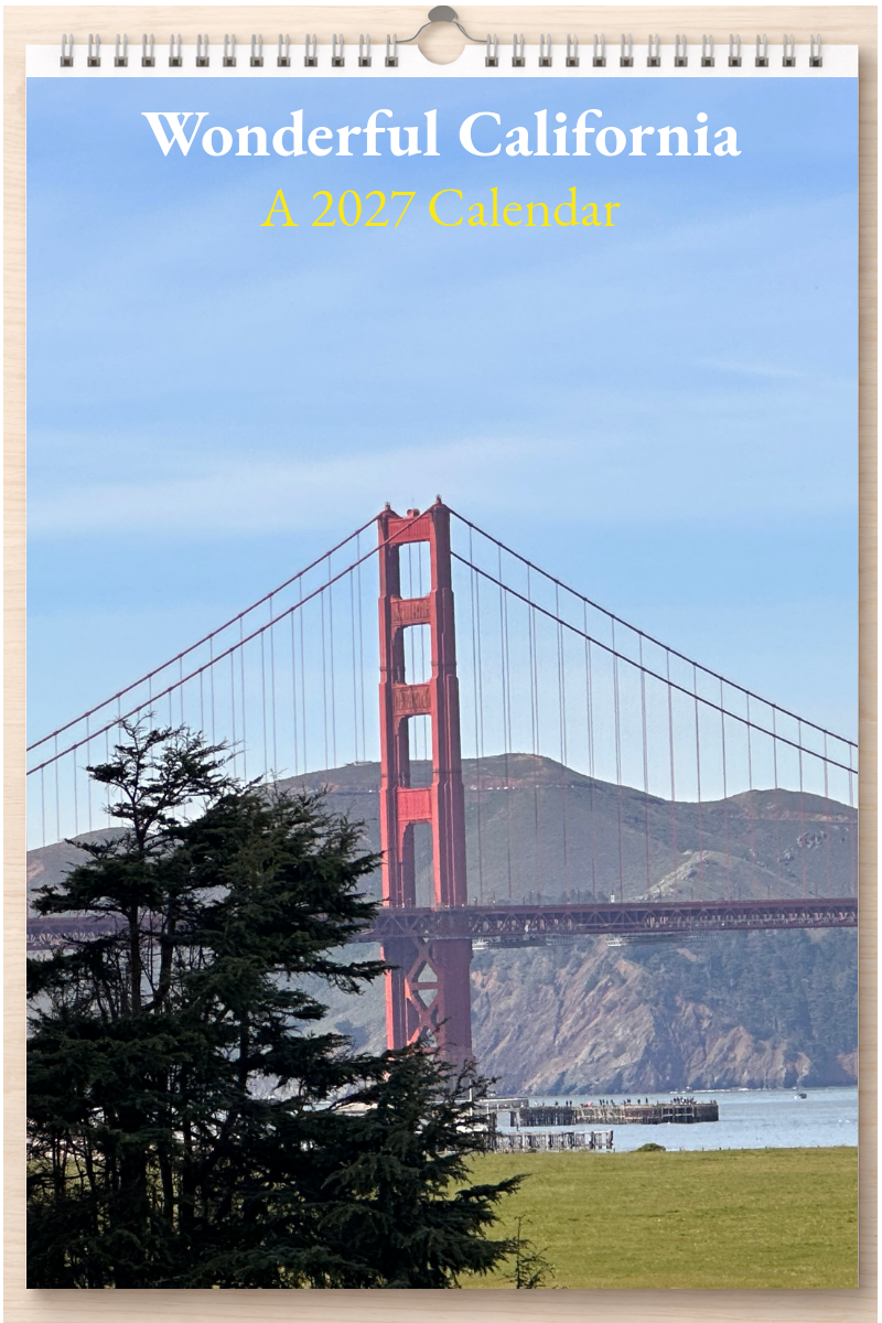 Wonderful California: A 2027 Calendar