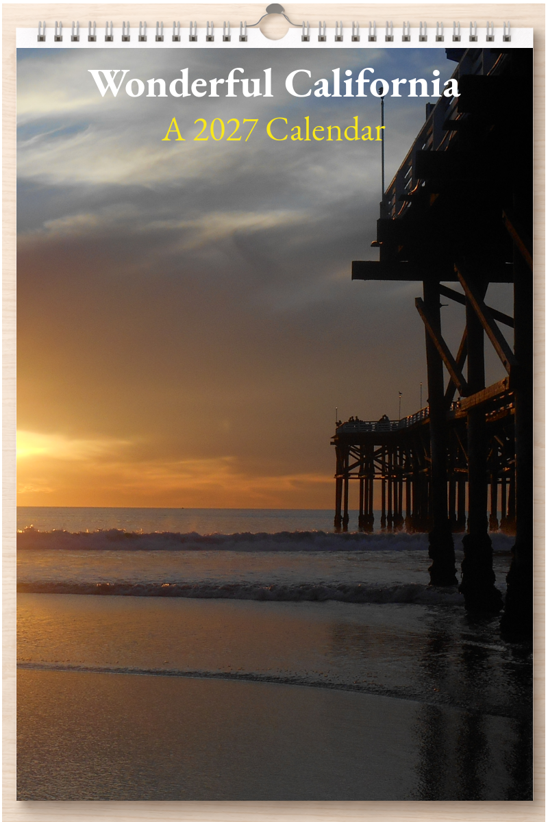 Wonderful California: A 2027 Calendar