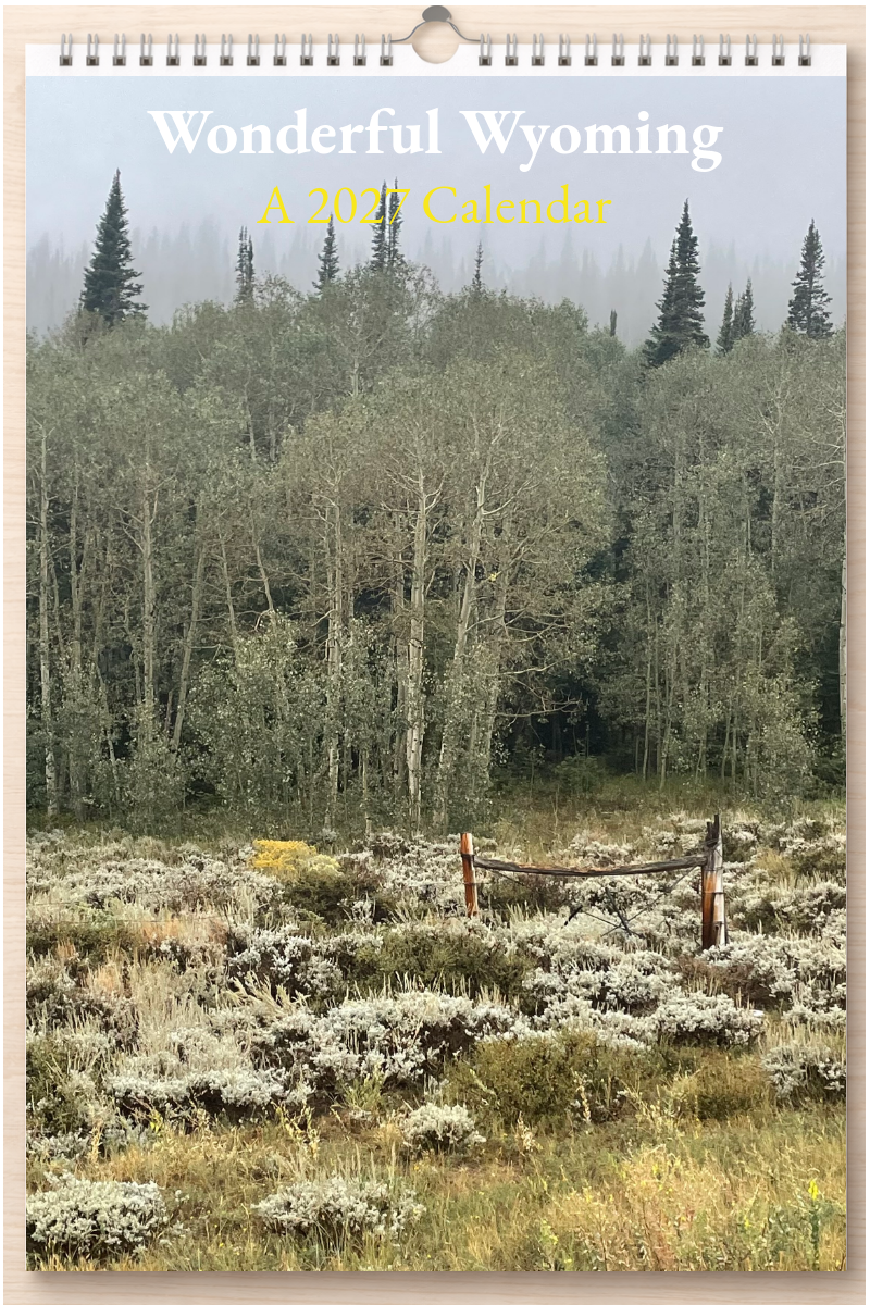 Wonderful Wyoming: A 2027 Calendar
