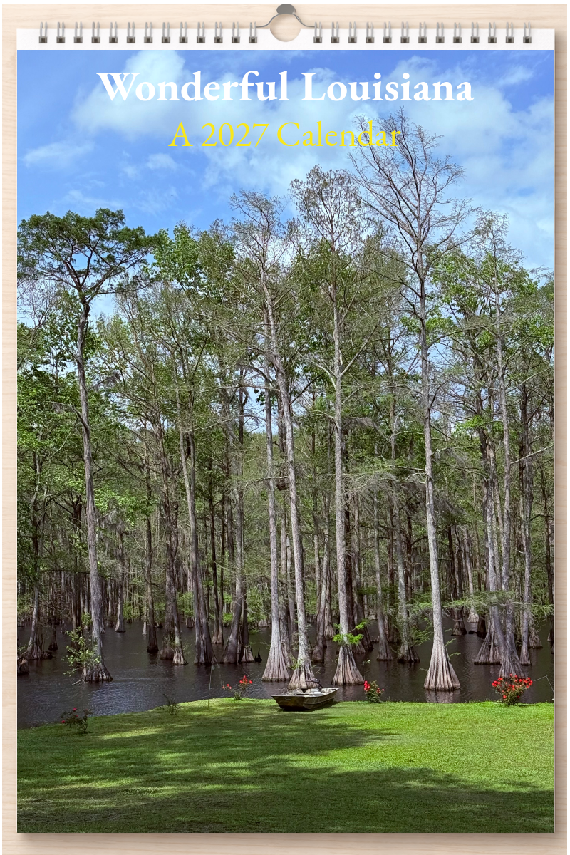 Wonderful Louisiana: A 2027 Calendar