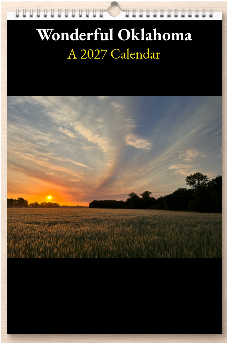 Wonderful Oklahoma: A 2027 Calendar