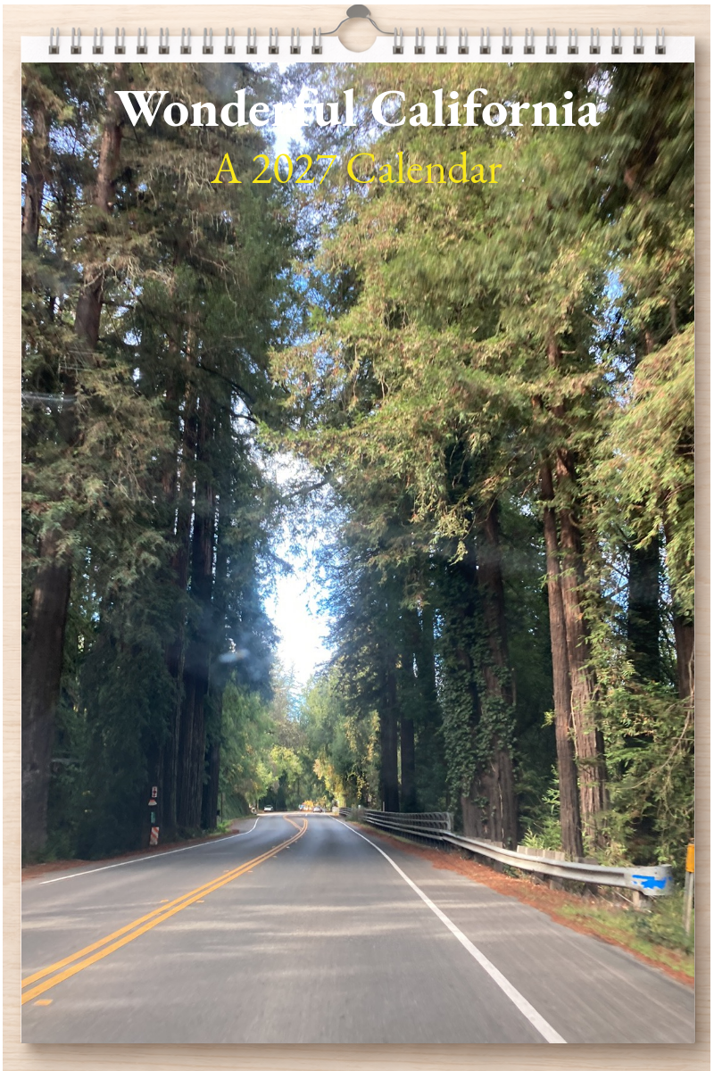 Wonderful California: A 2027 Calendar