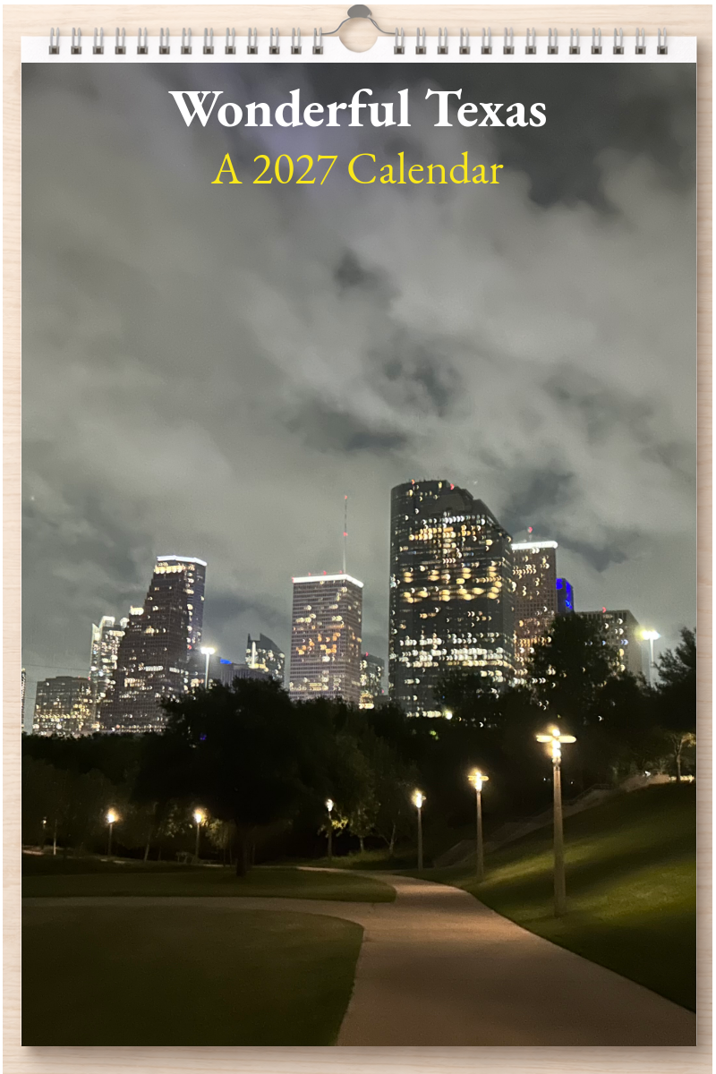 Wonderful Texas: A 2027 Calendar