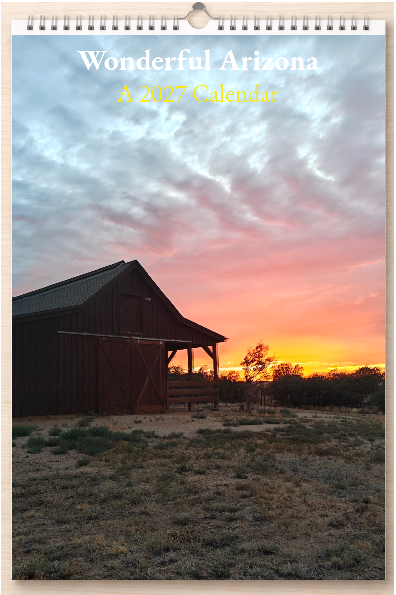 Wonderful Arizona: A 2027 Calendar