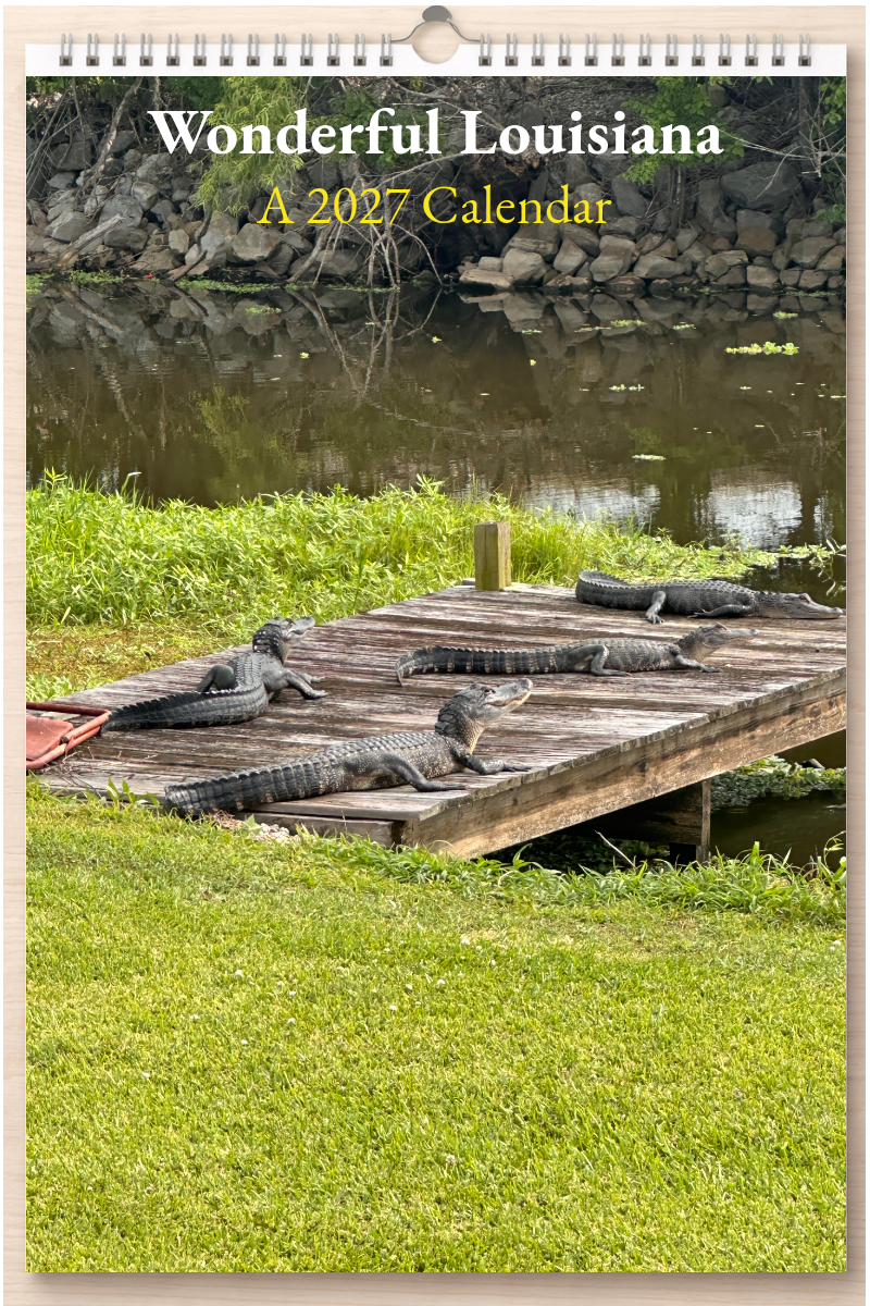 Wonderful Louisiana: A 2027 Calendar