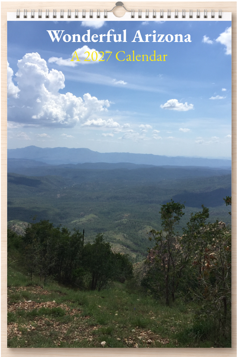 Wonderful Arizona: A 2027 Calendar