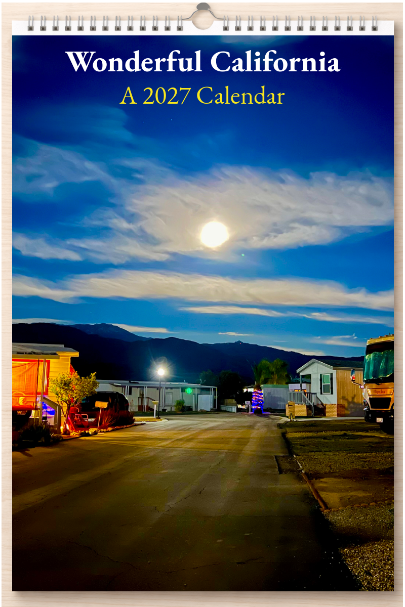Wonderful California: A 2027 Calendar