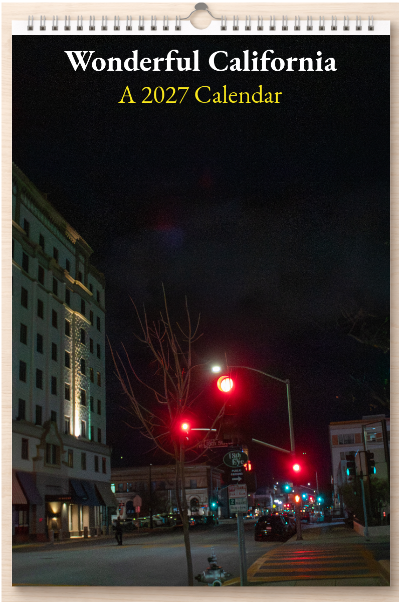 Wonderful California: A 2027 Calendar