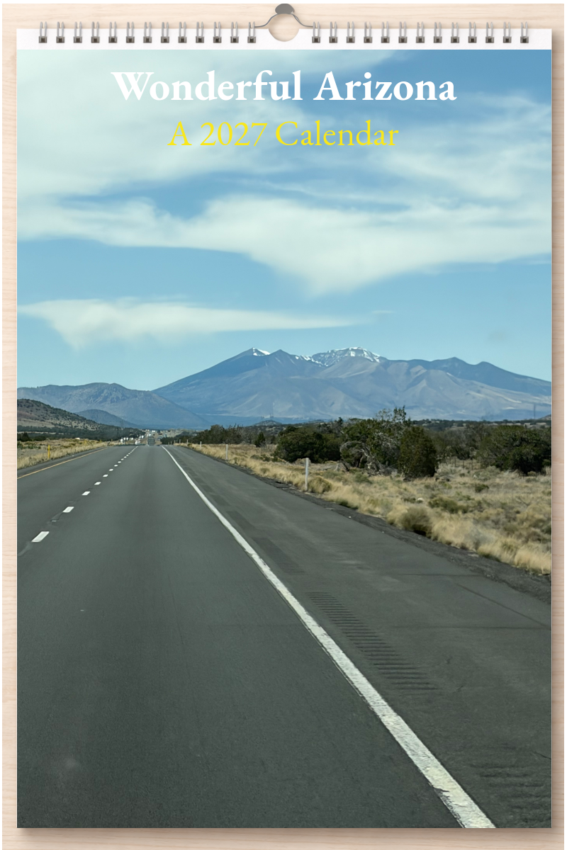 Wonderful Arizona: A 2027 Calendar