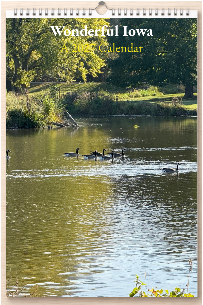 Wonderful Iowa: A 2027 Calendar