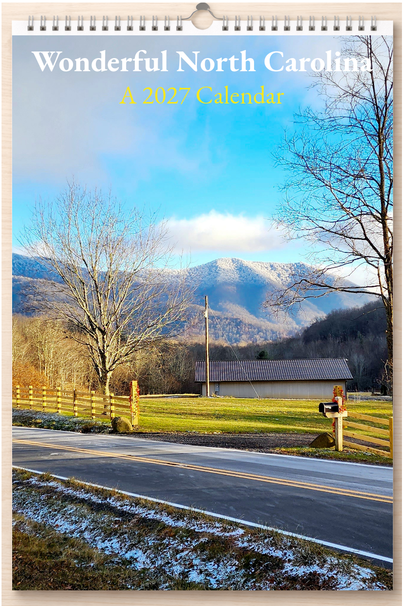 Wonderful North Carolina: A 2027 Calendar