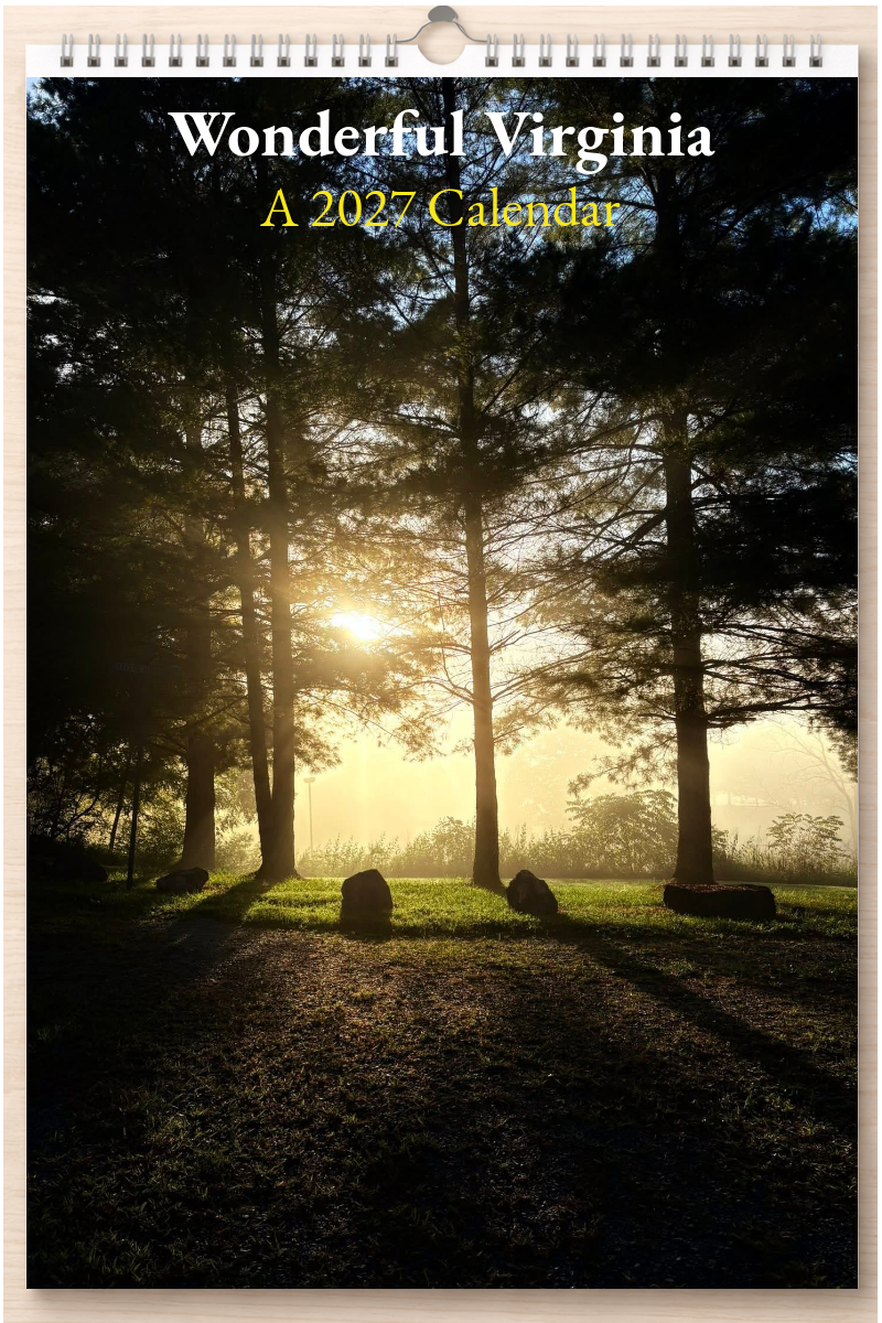 Wonderful Virginia: A 2027 Calendar